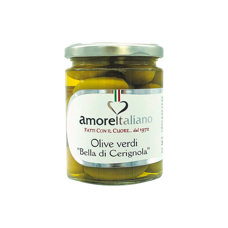 Oliwki zielone Bella Cerignola Amore Italiano 314g