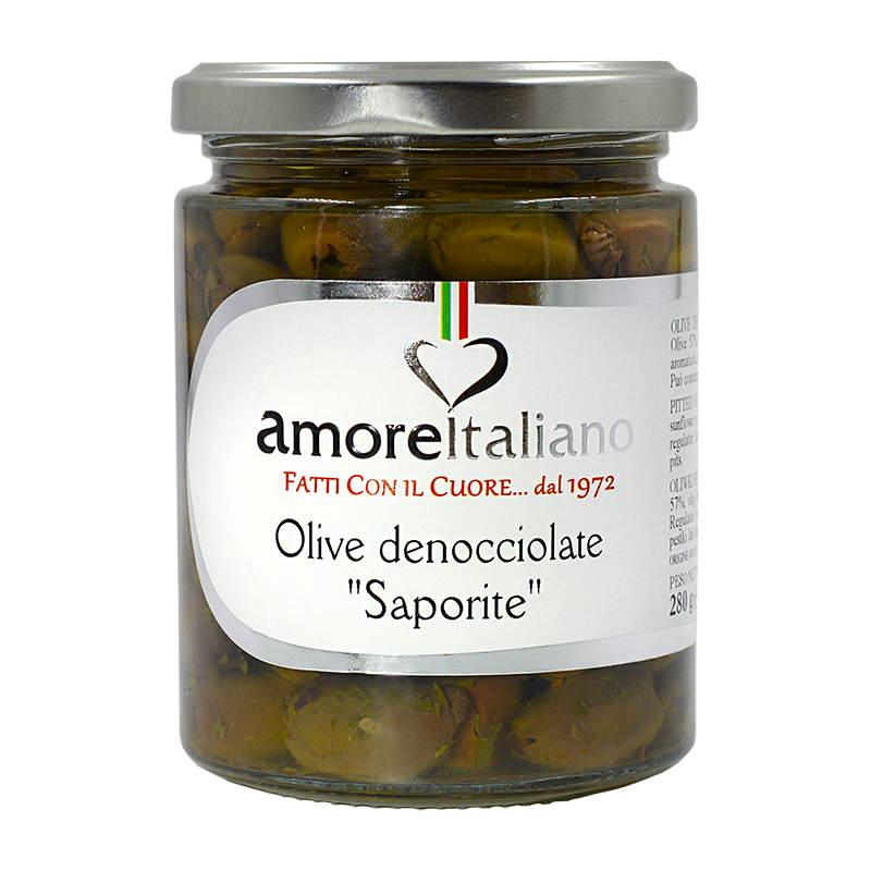 Oliwki czarne "Saporite" Amore Italiano 314ml
