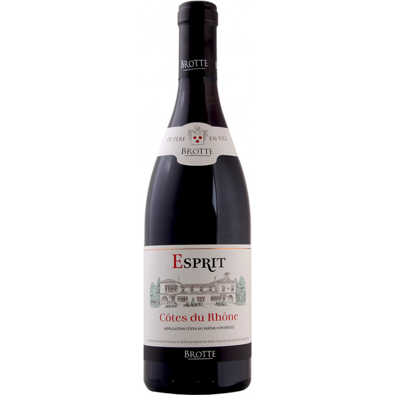 Côtes du Rhône "Esprit Barville" rouge 37,5 cl