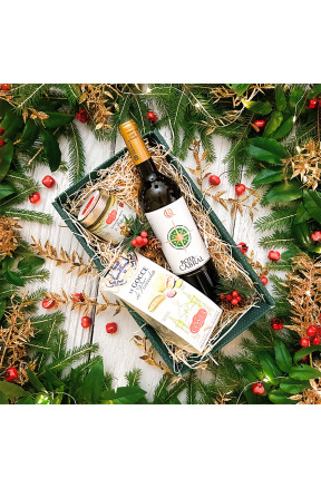 Zestaw Świąteczny - Wino i pistacje