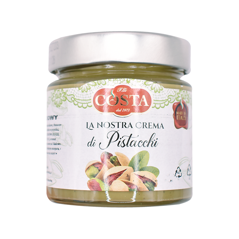 Krem Pistacjowy Costa Dolci 190g – Włoski Smak Sycylii | Winnica.pl