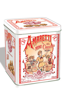 Lazzaroni Mini klasyczne chrupiące Amaretti w puszce 75g