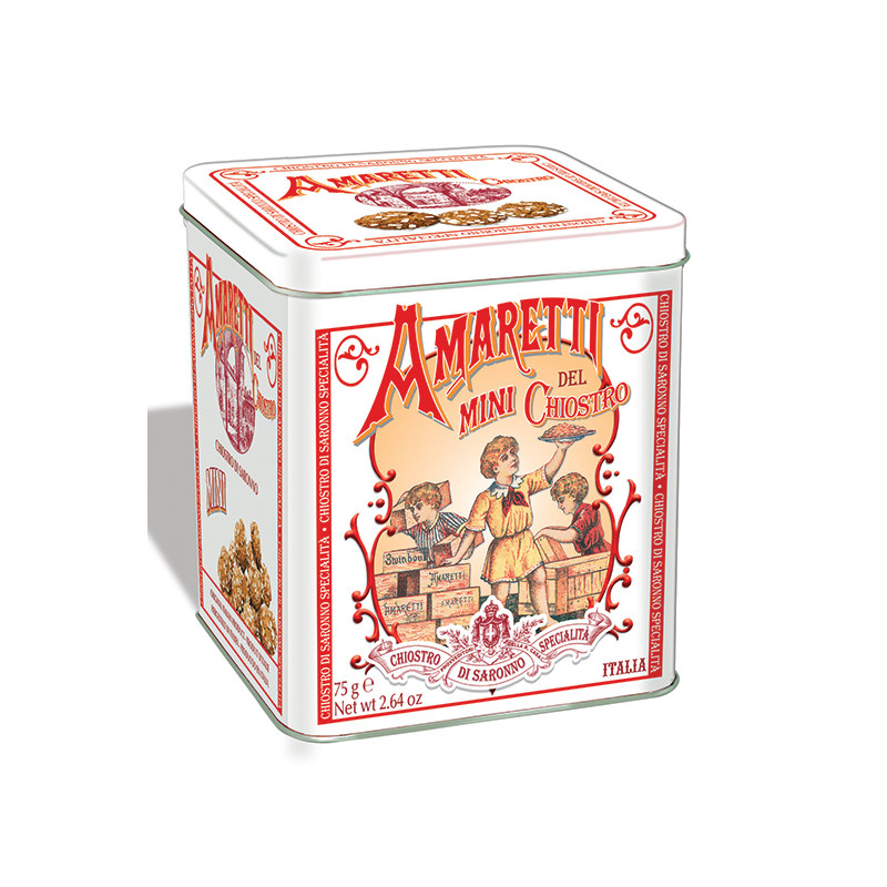 Lazzaroni Mini klasyczne chrupiące Amaretti w puszce 75g