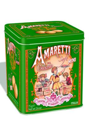 Lazzaroni Mini miękkie Amaretti w puszce 75g