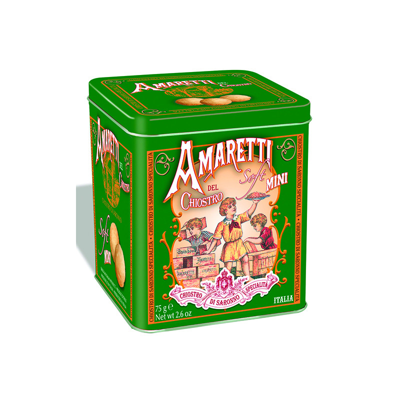 Lazzaroni Mini miękkie Amaretti w puszce 75g