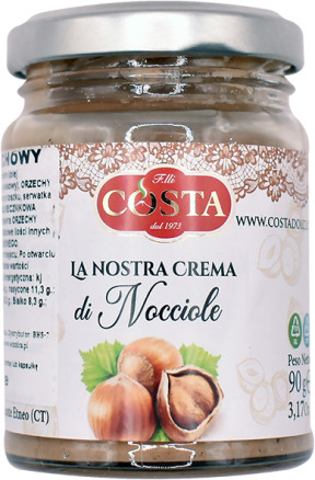 Krem Orzechowy Costa Dolci 90g – Wyjątkowy smak orzechów z Sycylii