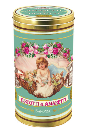 Lazzaroni Mix miękkich i chrupiących Amaretti w puszce 175g