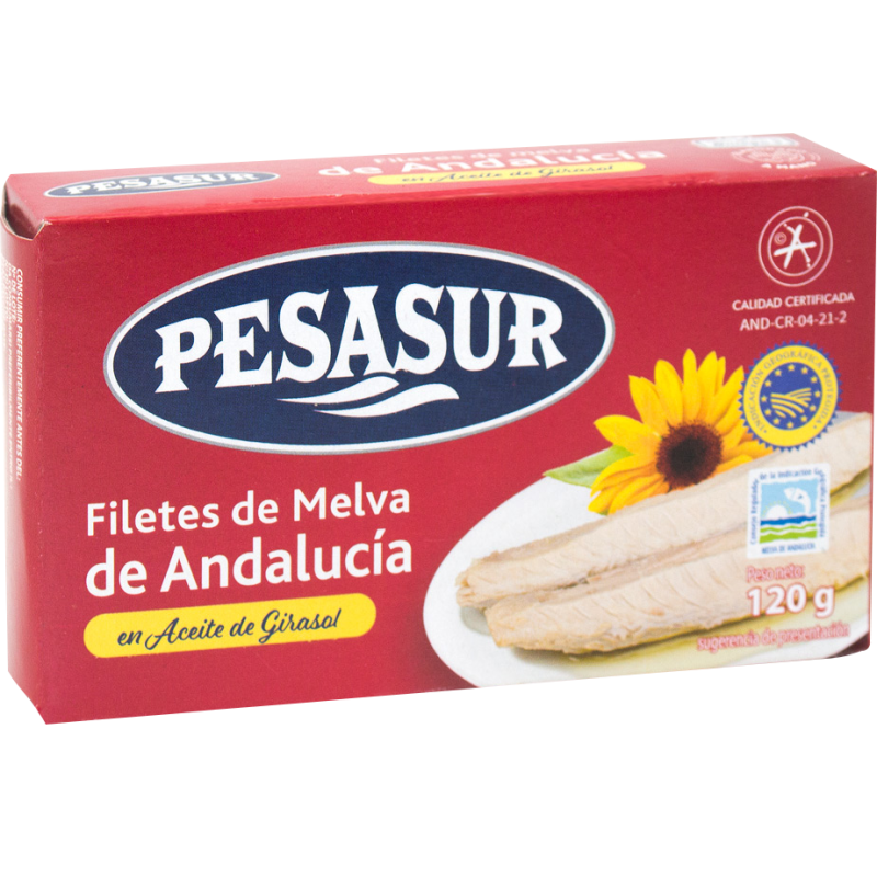 Pesasur – Filety z melvy z Andaluzji w oleju słonecznikowym 120 g