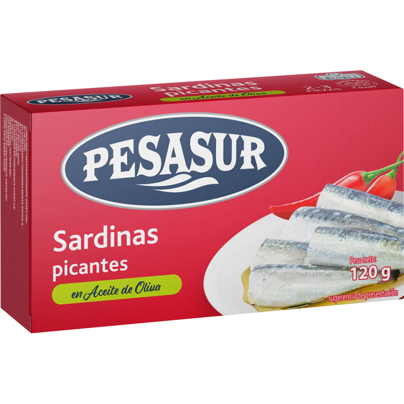 Pesasur – Sardynki pikantne w oliwie 120 g