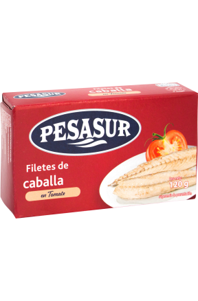 Pesasur – Filety z makreli w sosie pomidorowym 120 g