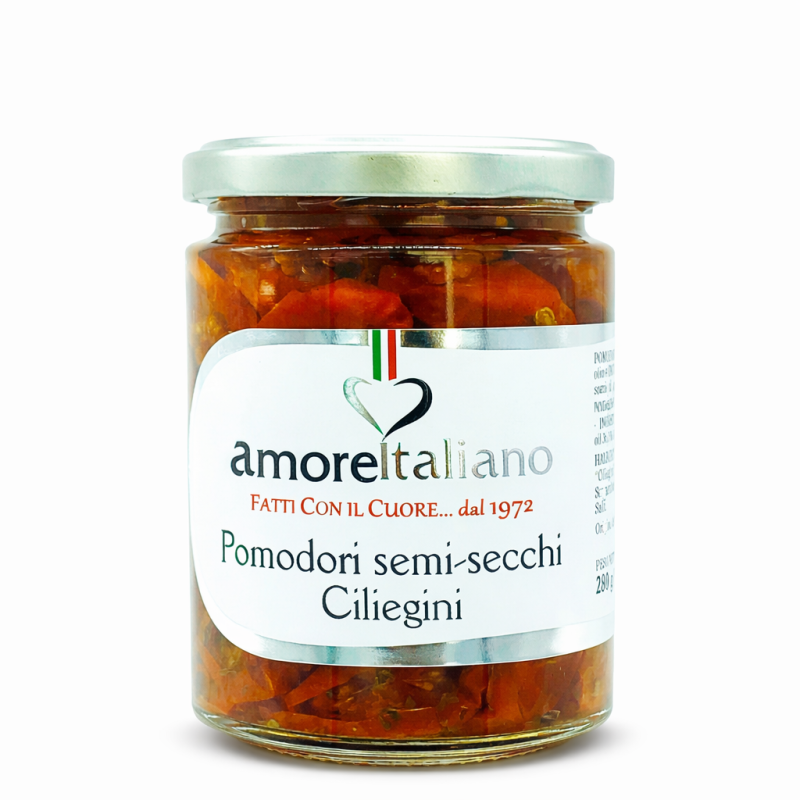 Pomidory półsuszone Ciliegino Amore Italiano 314ml