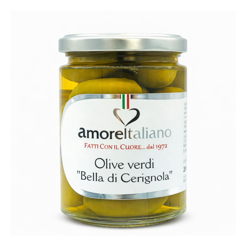 Oliwki zielone Bella Cerignola Amore Italiano 314ml