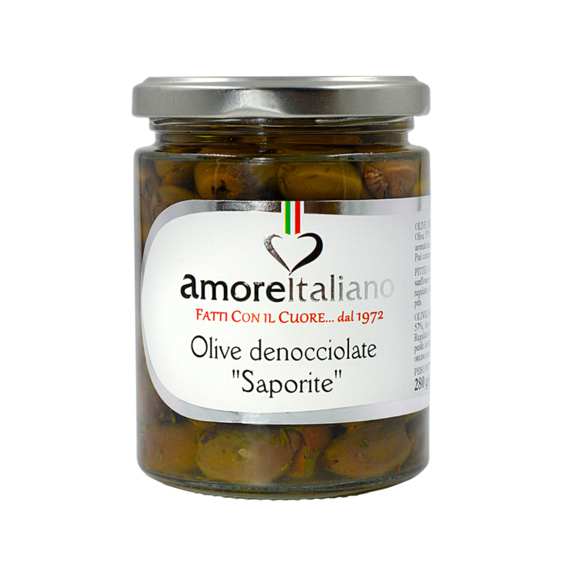 Oliwki czarne "Saporite" Amore Italiano 314ml