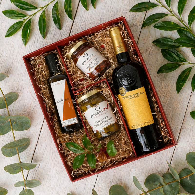 Mediterranean-inspired gift box