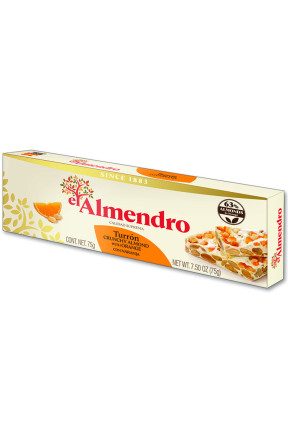 Nugat z Pomarańczą – Włoski Torrone z Migdałami i Pomarańczą 75 g Brezzo
