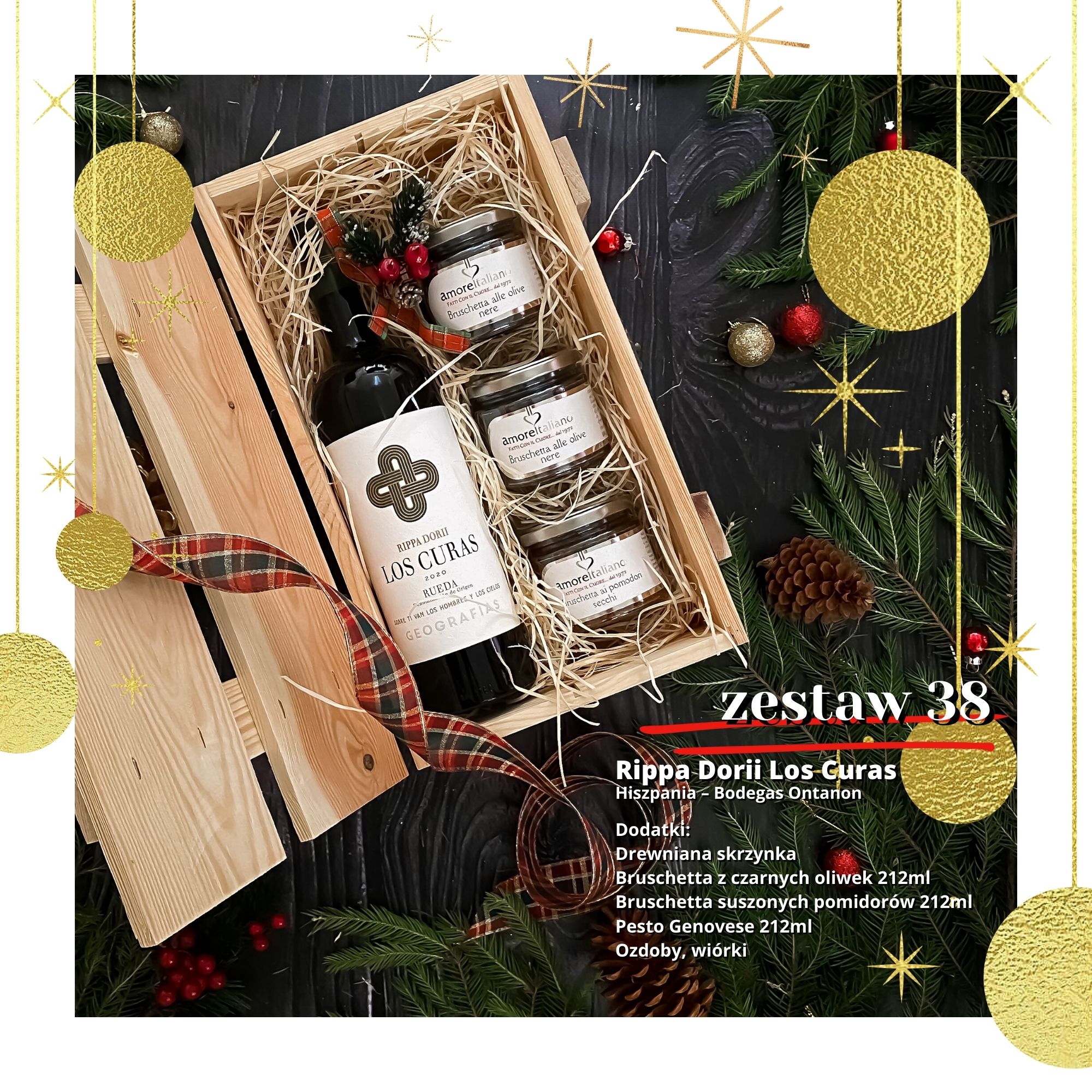 prezent skrzynka na wino